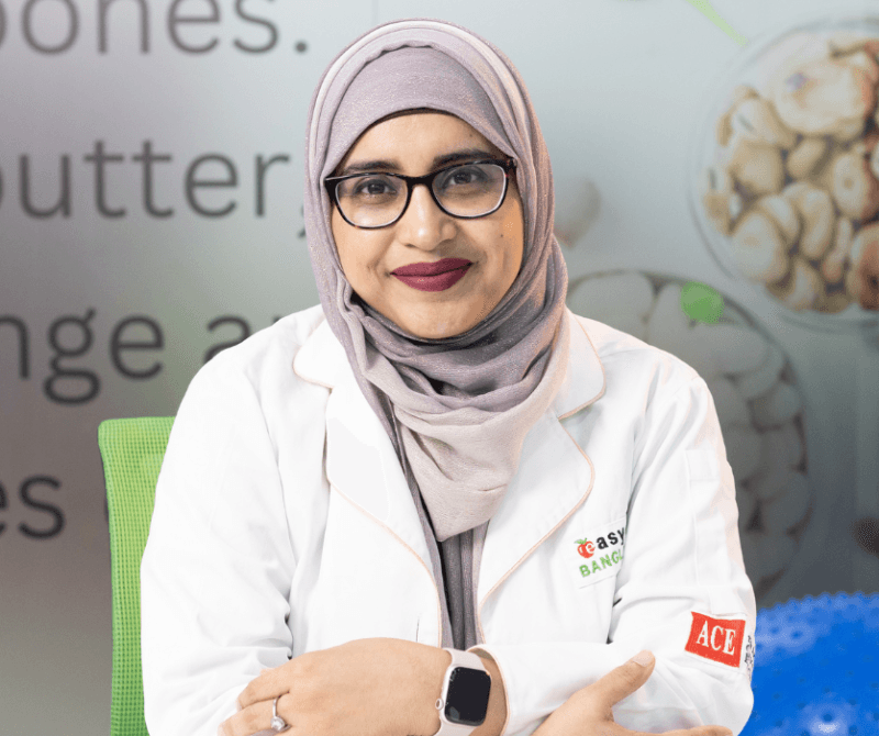 SPED সেন্টারে পুষ্টিবিদ আয়শা সিদ্দিকা