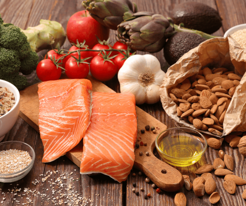 পুষ্টিকর খাবার: মাছ, বাদাম ও সবজি – Nutritious diet fish nuts vegetables